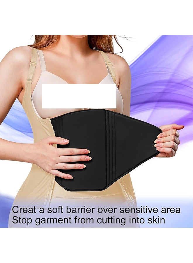 JS Lipo Foam Abdominal Compression Board Post Surgery - Belly Flattening Ab Board for Liposuction Recovery（Black） - Image 3